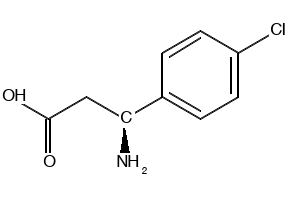 (S)-3-Amino-3-(4-chlorophenyl)propionic acid structure, CAS 131690-60-3