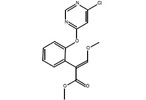 Methyl (E)-2-[2-(6-chloropyrimidin-4-yloxy)phenyl]-3-methoxyacrylate structure, CAS 131860-97-4