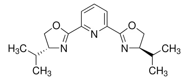 2,6-Bis[(4R)-(+)-isopropyl-2-oxazolin-2-yl]pyridine structure, CAS 131864-67-0