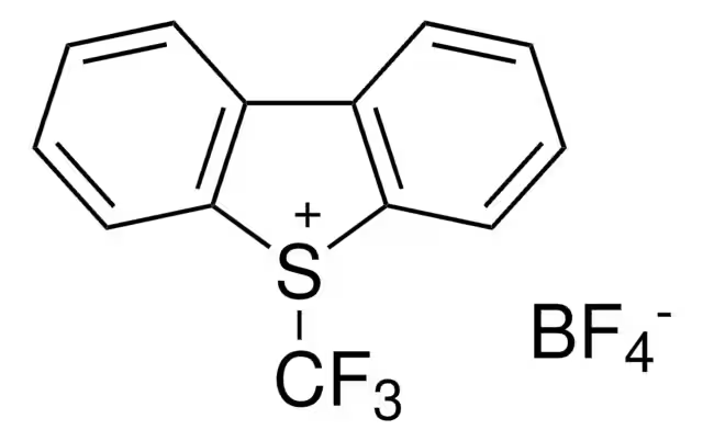 S-(Trifluoromethyl)dibenzothiophenium tetrafluoroborate structure, CAS 131880-16-5