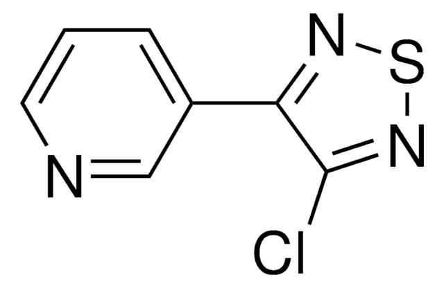 3-Chloro-4-(pyridin-3-yl)-1,2,5-thiadiazole structure, CAS 131986-28-2