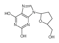 2',3'-Dideoxyxanthosine structure, CAS 132194-28-6