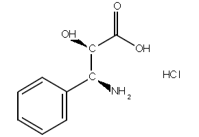 (2R,3S)-3-Phenylisoserine hydrochloride structure, CAS 132201-32-2
