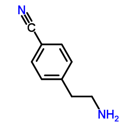 4-Cyanophenylethylamine structure, CAS 132224-93-2