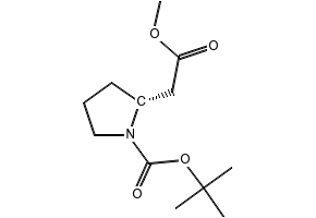 (R)-Methyl 2-(pyrrolidin-2-yl)acetate structure, CAS 132482-05-4
