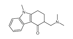 3-Dimethylaminomethyl-1,2,3,4-tetrahydro-9-methylcarbazol-4-one structure, CAS 132659-89-3