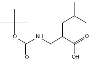 (R)-3-(Boc-amino)-2-methylpropionic acid structure, CAS 132696-45-8