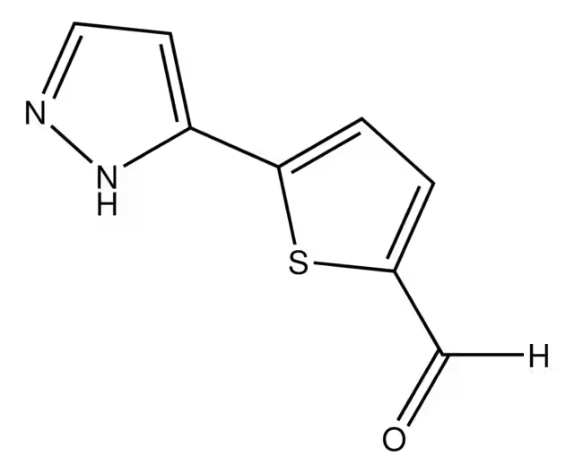 5-(Pyridin-2-yl)thiophene-2-carbaldehyde structure, CAS 132706-12-8