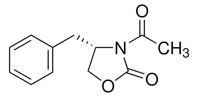 (S)-(+)-3-Acetyl-4-benzyl-2-oxazolidinone structure, CAS 132836-66-9