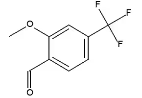 2-Methoxy-4-(trifluoromethyl)benzaldehyde structure, CAS 132927-09-4
