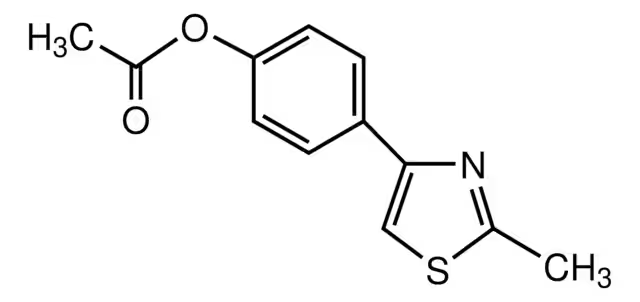 2-(4-Acetoxyphenyl)benzothiophene structure, CAS 132932-62-8