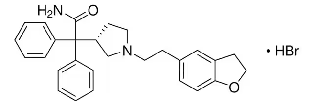 Darifenacin hydrobromide structure, CAS 133099-07-7