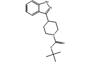3-Piperidin-4-yl-1H-indazole structure, CAS 133455-10-4