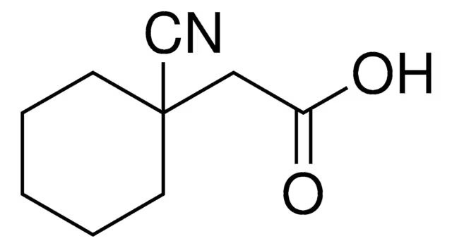 1-Cyanocyclohexaneacetic acid structure, CAS 133481-09-1