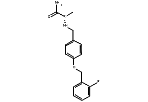 Ralfinamide structure, CAS 133865-88-0