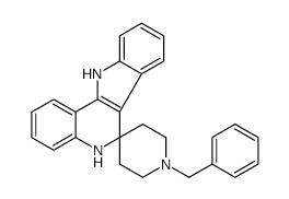 5,11-Dihydro-1'-(phenylmethyl)-spiro[6H-indolo[3,2-c]quinoline-6,4'-piperidine] structure, CAS 133890-75-2