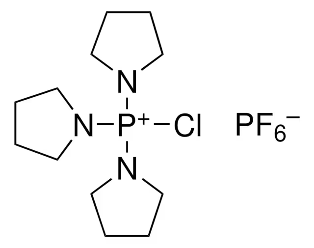 Chlorotripyrrolidinophosphonium hexafluorophosphate structure, CAS 133894-48-1