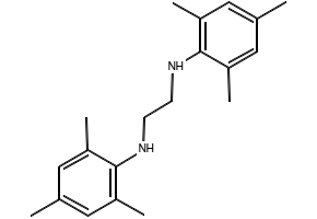 N,N'-Bis(2,4,6-trimethylphenyl)ethane-1,2-diamine structure, CAS 134030-21-0