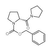 (R)-Benzyl 2-(pyrrolidine-1-carbonyl)pyrrolidine-1-carboxylate structure, CAS 134563-22-7