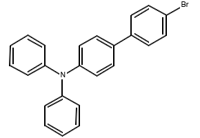 4-Bromo-4'-(diphenylamino)biphenyl structure, CAS 202831-65-0