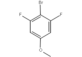 4-Bromo-3,5-difluoroanisole structure, CAS 202865-61-0