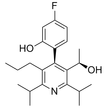 (aphlaR,4R)-4-(4-Fluoro-2-hydroxyphenyl)-alpha-methyl-2,6-bis(1-methylethyl)-5-propyl-3-pyridinemethanol structure, CAS 202917-17-7