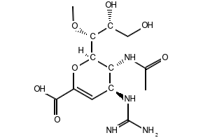 Laninamivir structure, CAS 203120-17-6