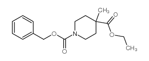N-Cbz-4-Methylisonipecotic acid ethyl ester structure, CAS 203521-95-3