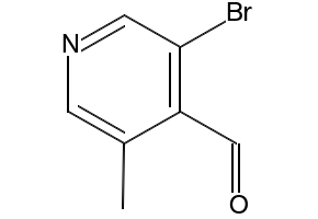 3-Bromo-5-methylpyridine-4-carboxaldehyde structure, CAS 203569-15-7