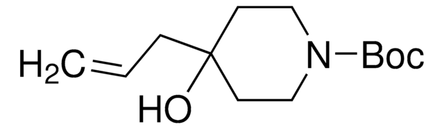 tert-Butyl 4-allyl-4-hydroxypiperidine-1-carboxylate structure, CAS 203662-51-5