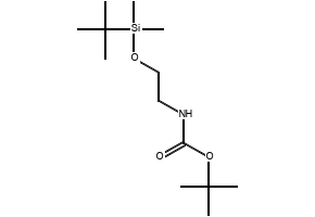tert-Butyl 2-(tert-butyldimethylsilyloxy)ethylcarbamate structure, CAS 203738-69-6