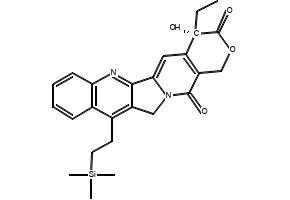 Karenitecin structure, CAS 203923-89-1