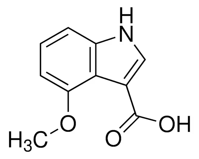 4-Methoxy-1H-indole-3-carboxylic acid structure, CAS 203937-50-2