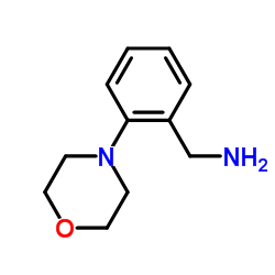 2-Morpholinobenzylamine structure, CAS 204078-48-8