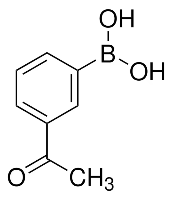 3-Acetylphenylboronic acid structure, CAS 204841-19-0
