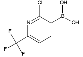2-Trifluoromethyl-6-chloro-5-pyridineboric acid structure, CAS 205240-63-7