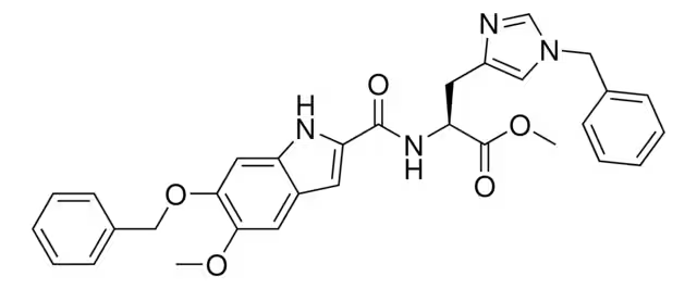 Benzyl 4-(benzyloxy)-5-methoxy-2-nitrobenzoate structure, CAS 205259-40-1