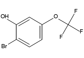 2-Bromo-5-(trifluoromethoxy)phenol structure, CAS 205371-26-2