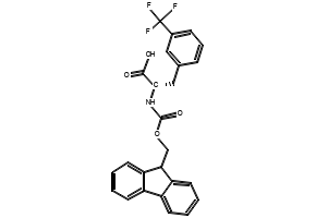 Fmoc-L-3-Trifluoromethylphenylalanine structure, CAS 205526-27-8