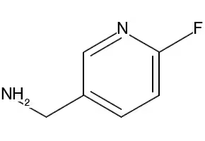 2-Fluoro-5-(aminomethyl)pyridine structure, CAS 205744-17-8