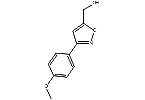 [3-(4-Methoxyphenyl)-5-isoxazolyl]methanol structure, CAS 206055-86-9