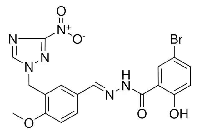 (2R)-3-Bromo-2-hydroxy-2-methyl-N-[4-nitro-3-(trifluoromethyl)phenyl]propanamide structure, CAS 206193-18-2