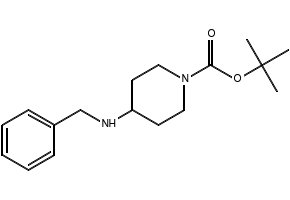 tert-Butyl 4-(benzylamino)piperidine-1-carboxylate structure, CAS 206273-87-2