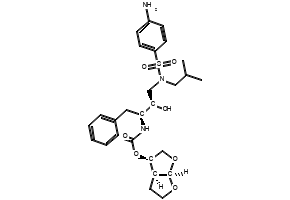 Darunavir structure, CAS 206361-99-1
