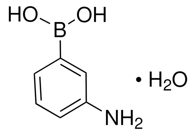 3-Aminophenylboronic acid monohydrate structure, CAS 206658-89-1