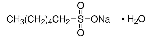 Sodium 1-hexanesulfonate monohydrate structure, CAS 207300-91-2