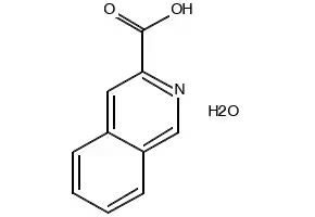 Isoquinoline-3-carboxylic acid hydrate structure, CAS 207399-25-5