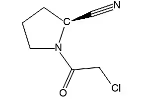 (2S)-1-(Chloroacetyl)-2-pyrrolidinecarbonitrile structure, CAS 207557-35-5