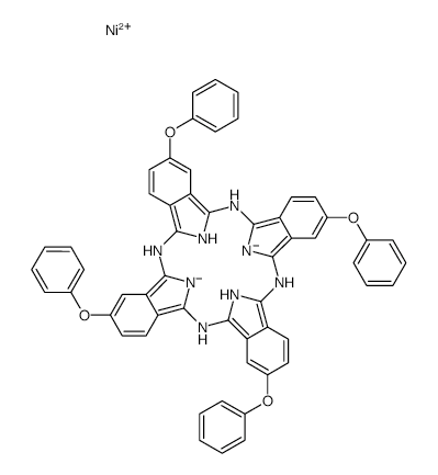 Nickel(II) 2,9,16,23-tetraphenoxy-29H,31H-phthalocyanine structure, CAS 207569-15-1