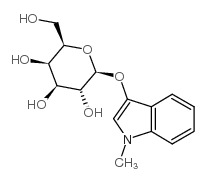 1-Methyl-3-indolyl-beta-D-galactopyranoside structure, CAS 207598-26-3